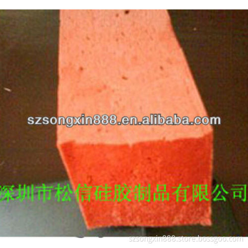 Silicone Brick-red Sponge Cord